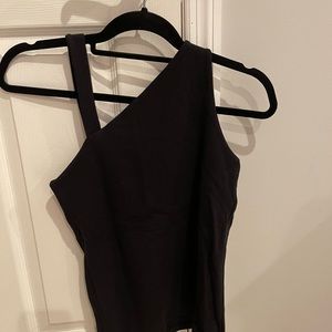 Black off shoulder summer top